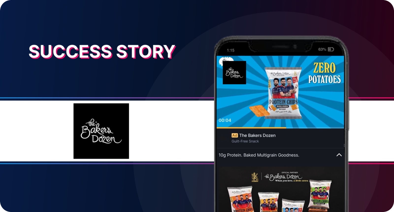 The Baker's Dozen Boosts Snacking Engagement with Strategic Cricket Campaigns on JioHotstar